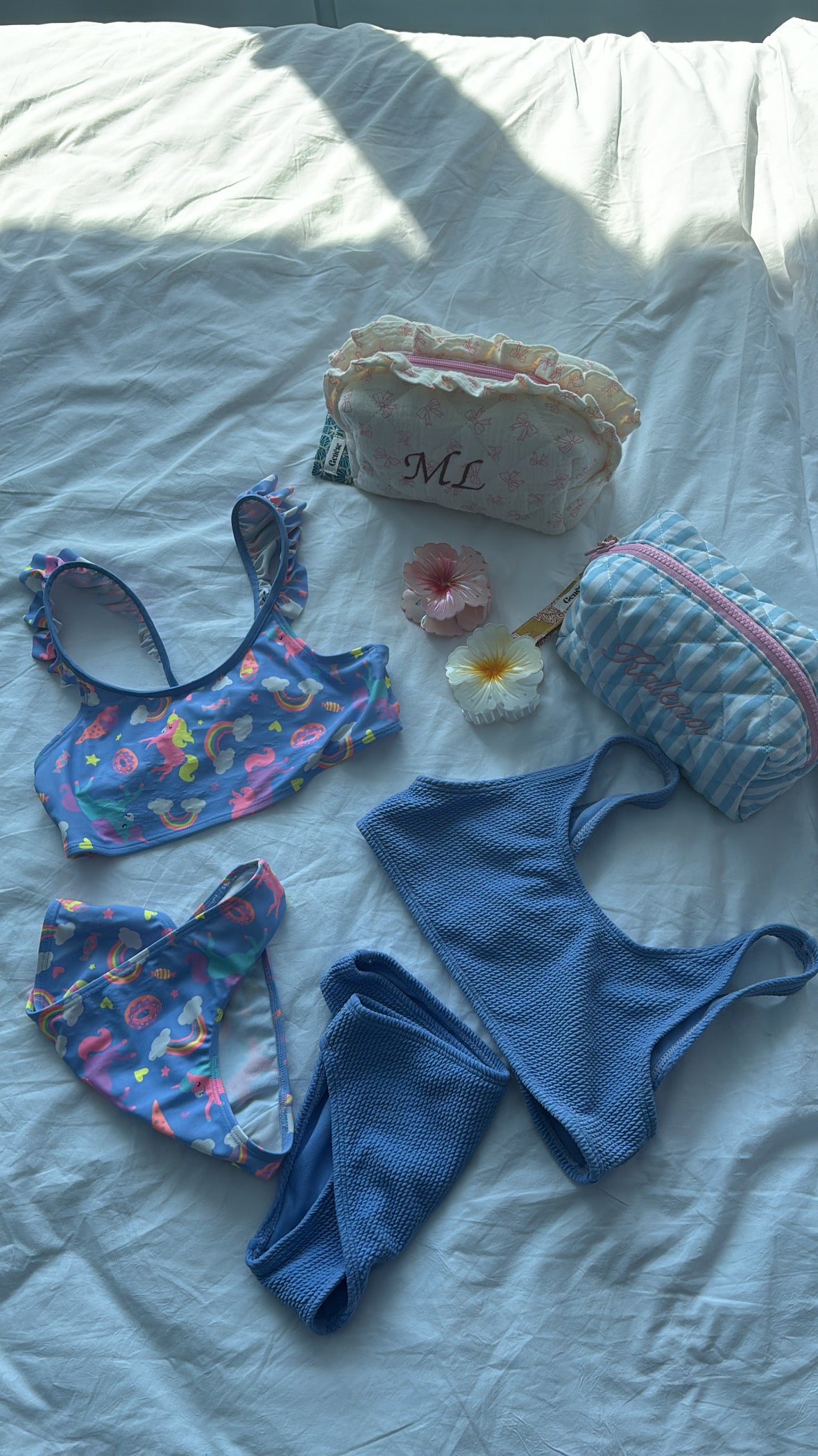 Trousse Douceur personnalisée — broderie prénom
