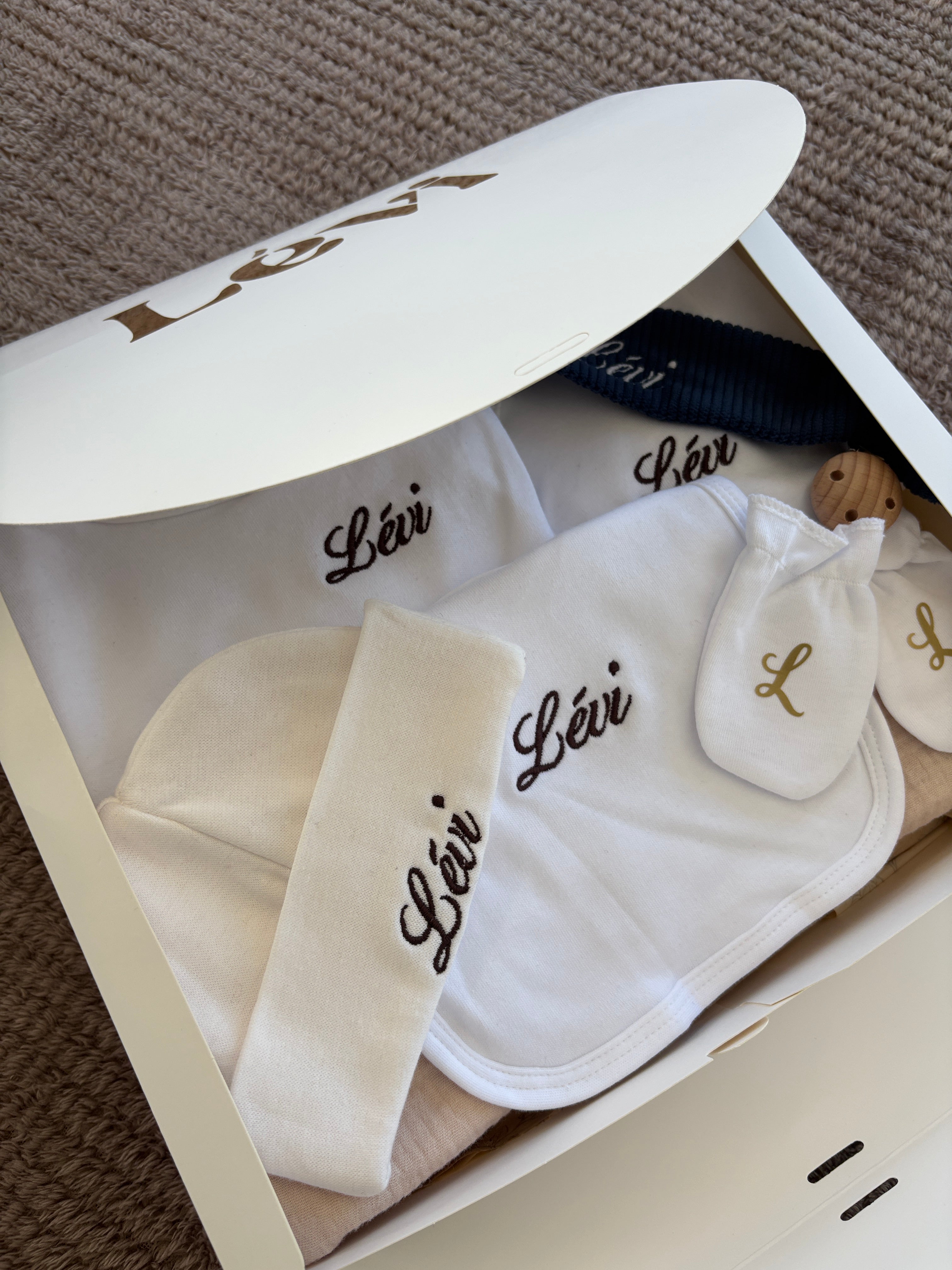 Box naissance personnalisée — cadeau bébé original
