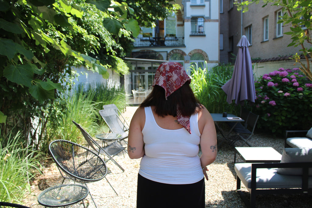 Bandana Anayah — foulard cheveux femme fait main