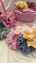 Chouchou élastique rose — accessoire cheveux femme