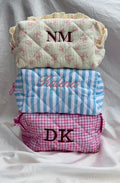 Trousse Marinière personnalisée — broderie prénom