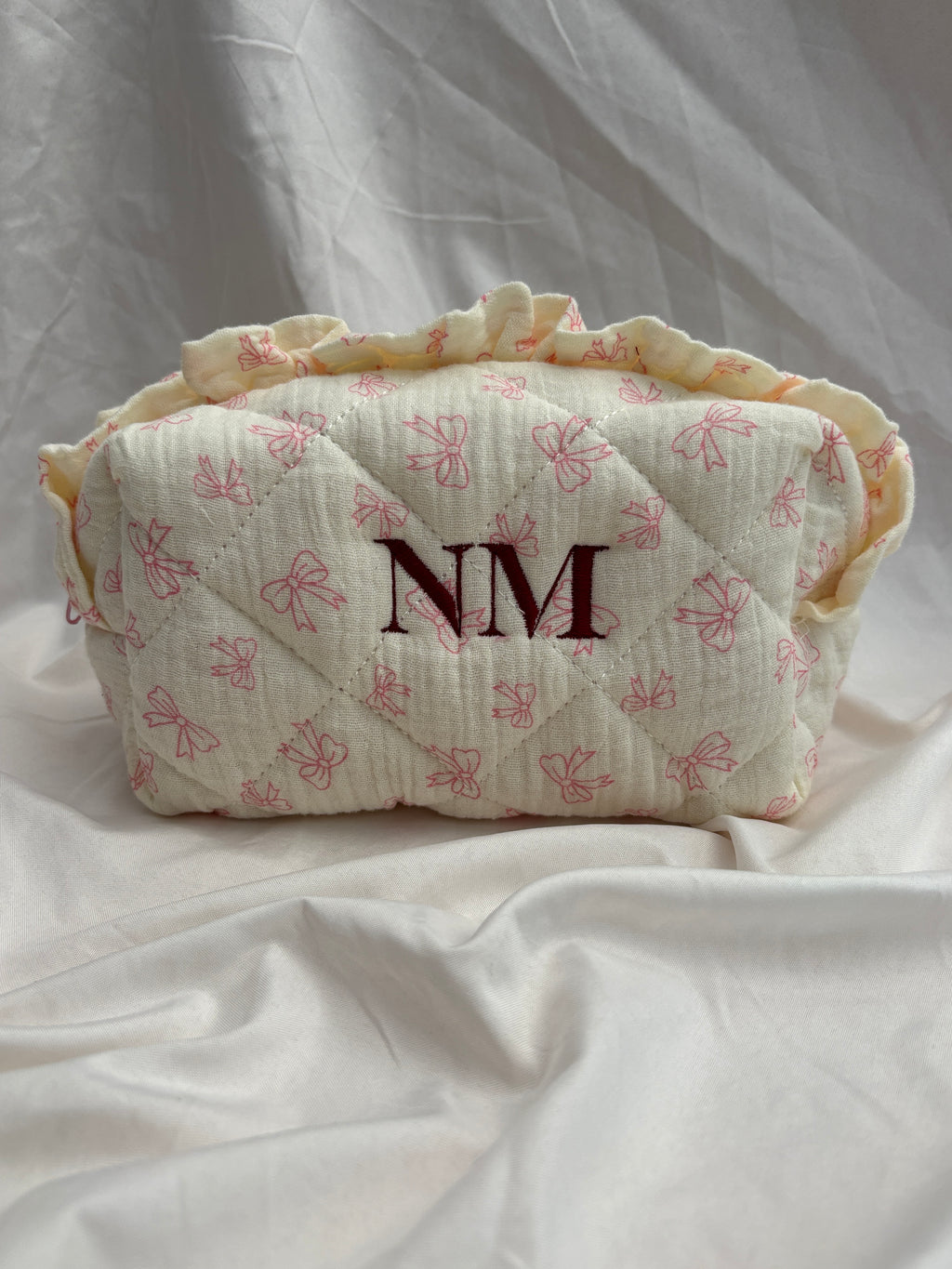 Trousse Douceur personnalisée — broderie prénom
