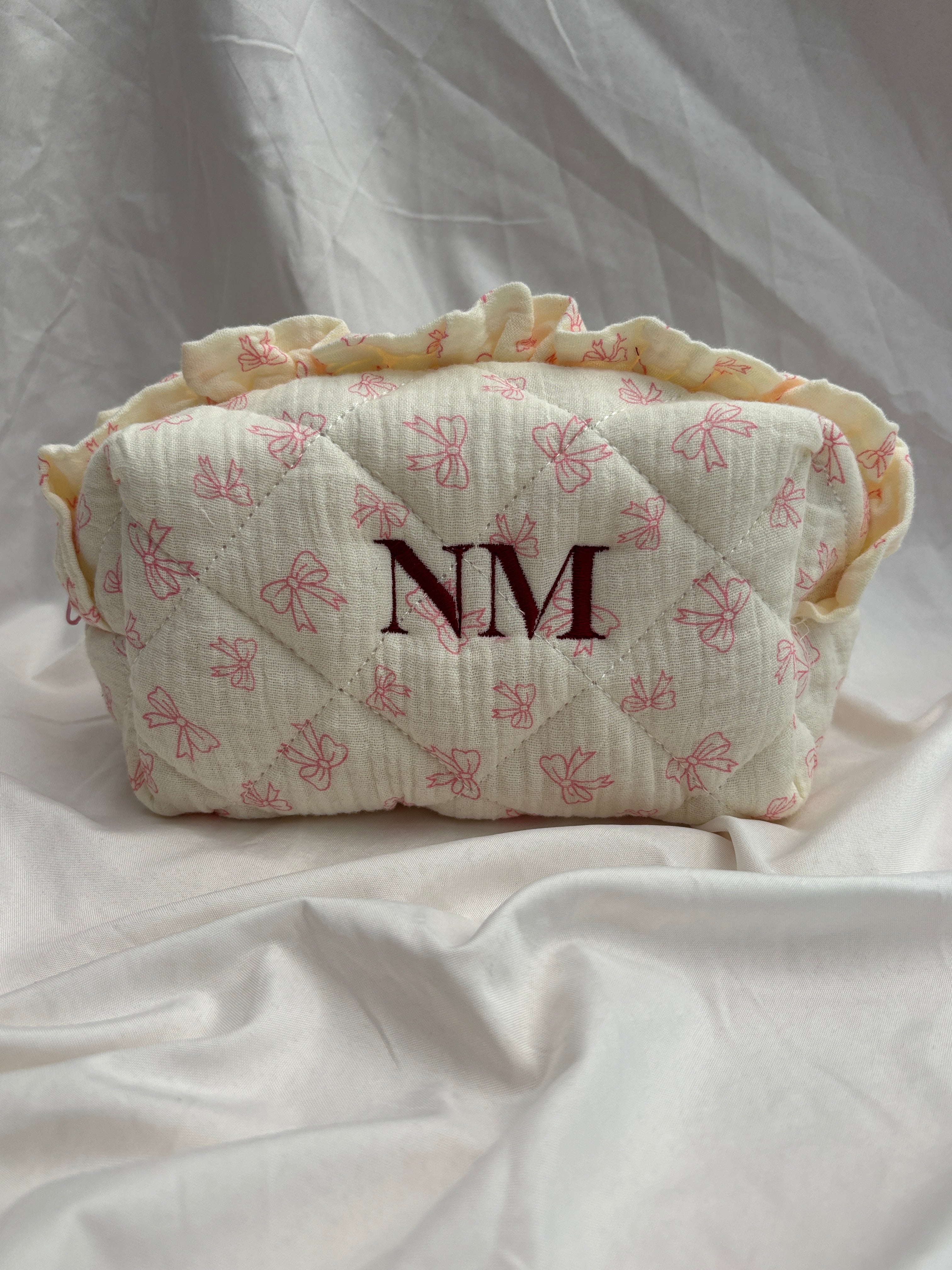 Trousse Douceur personnalisée — broderie prénom