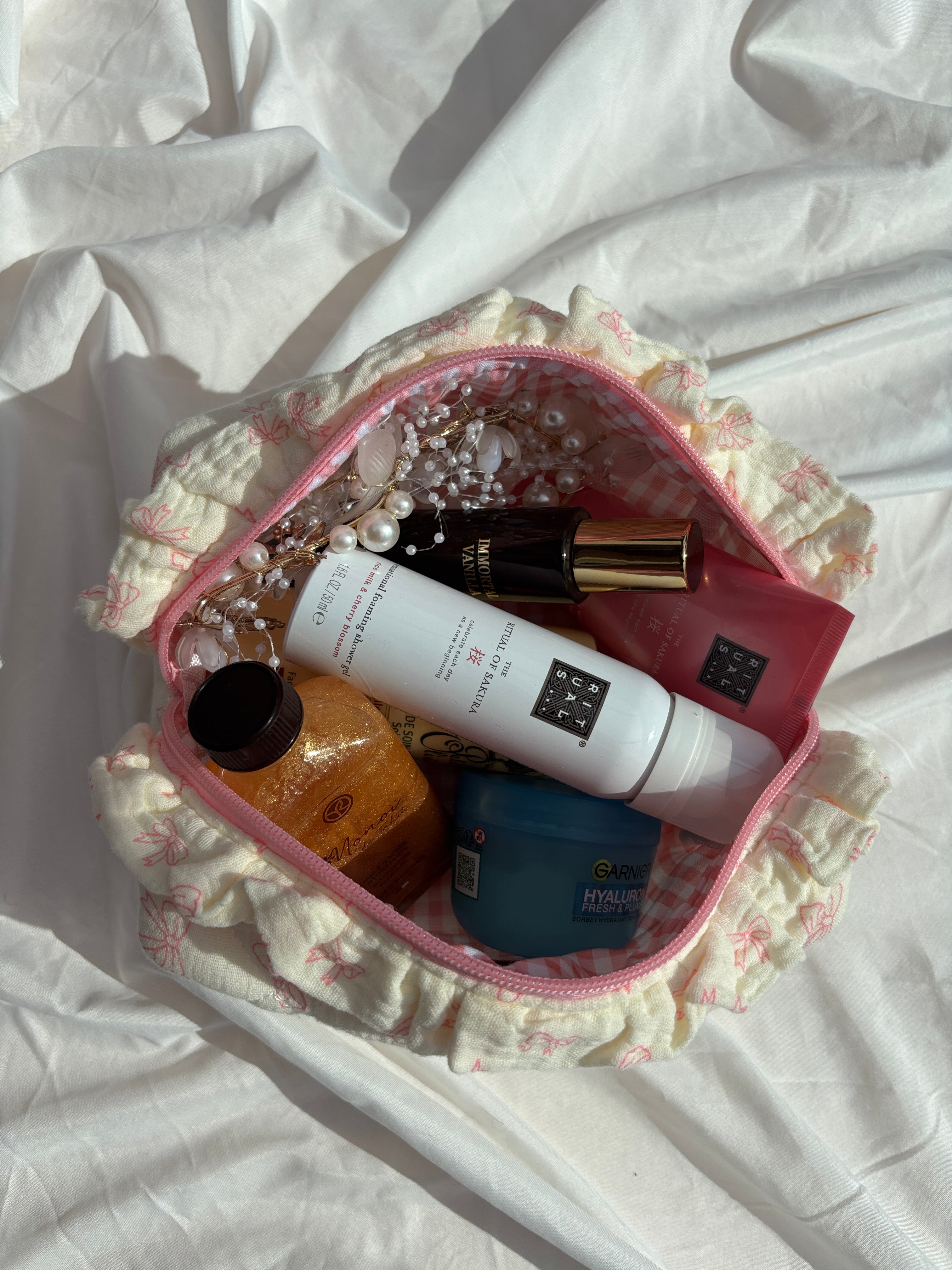 Trousse Douceur personnalisée — broderie prénom